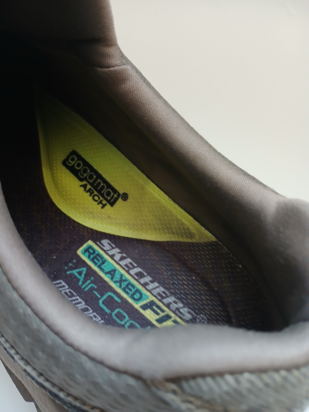 Skechers Men's Olive Brown Lace-Up Casual Sneaker - Picture 10 of 16